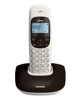 BRONDI TELEF. CORDLESS NICE BLACK/WHITE