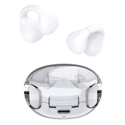 OPEN EAR SGS Auricolari Wireless TWS Touch con custodia White
