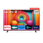 LG TV UHD 50'' Serie UR75 50UR75006LK, TV 4K, 3 HDMI, SMART TV 2024