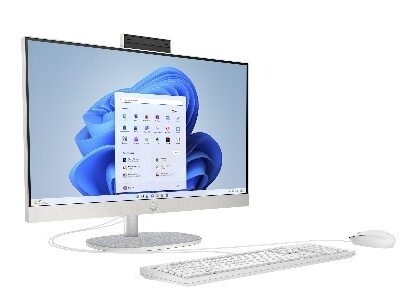 HP All in one 24" 24-cr0026nl con schermo Touch AMD Ryzen™ 5 7520U 8GB 512 GB SSD Windows 11 Home