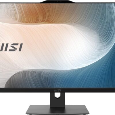 MSI AIO Pro 22E 4BW All-in-One 27" IPS, Windows 11 Home, 1920x1080 (FHD), Intel Core i5-1235U, Intel Iris Xe- Memoria 8GB(8GB*1) DDR4 SDRAM, SSD 512GB - Kensington, Webcam integrata - Nero