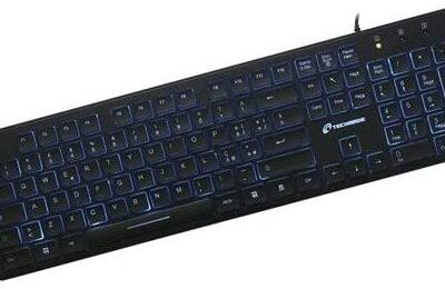 TECHMADE TASTIERA PER PC USB RETROILLUMINATA PKL-301 NERA