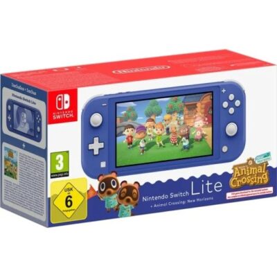 NINTENDO SWITCH CONSOLE LITE + Animal Crossing Limited - Blu